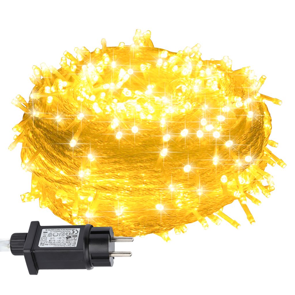 Peviasot LED Lichterkette 200M 1000LEDs mit 8 Modi für Produktbild 