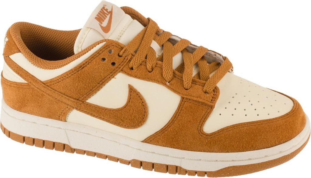 Nike Dunk Low "Flax Coconut Milk" Orange-Braun, Größe: 41