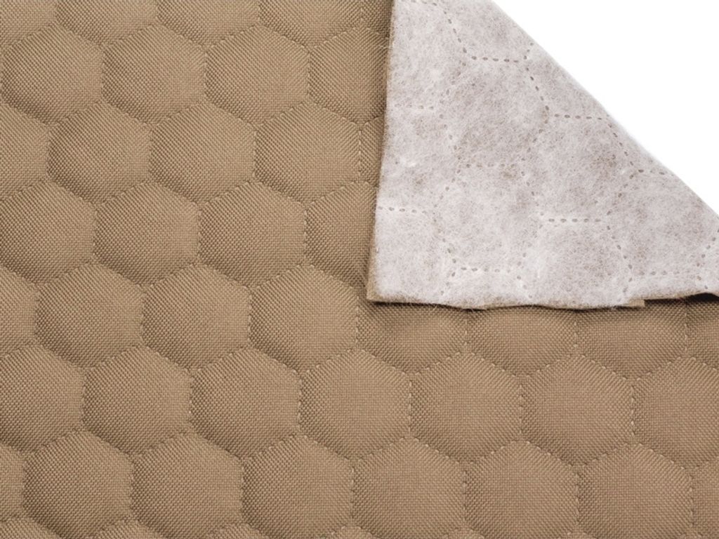prošev béžová, vzor plástev,  metráž, látka  / 50cm Obrázek produktu 