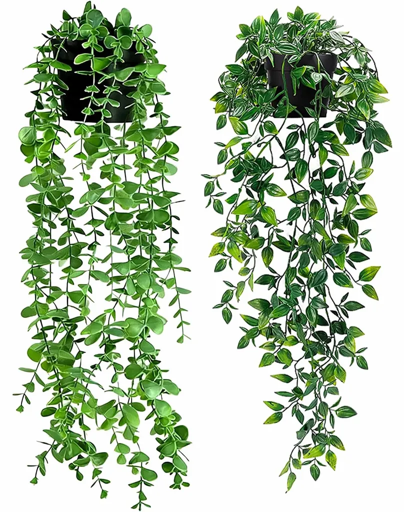 Plantes Suspendues Artificielles pour Salon et Terrasse Décoration Mur