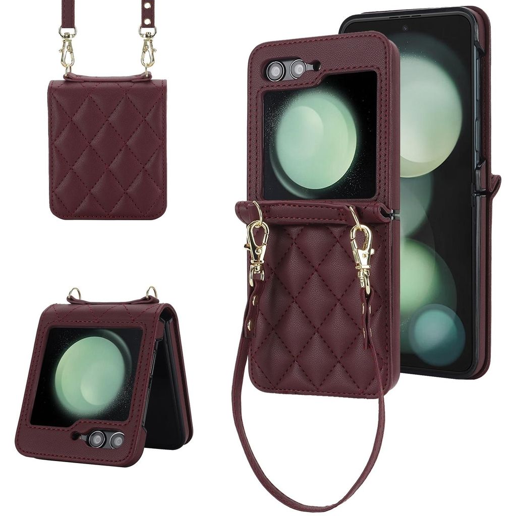 Per Samsung Galaxy Z Flip7 Design Cover Protettiva Texture Immagine del prodotto 
