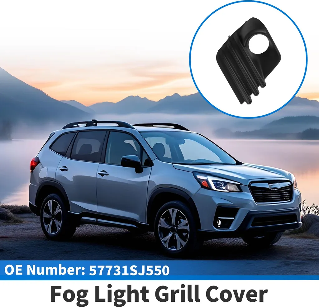 Cache de Protection pour Antibrouillard Avant Gauche Subaru Forester Noir