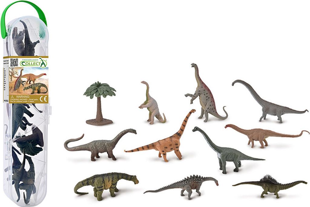 Collecta Minisauropoden-rohr 12 Stücke Silber  Silber One Produktbild 