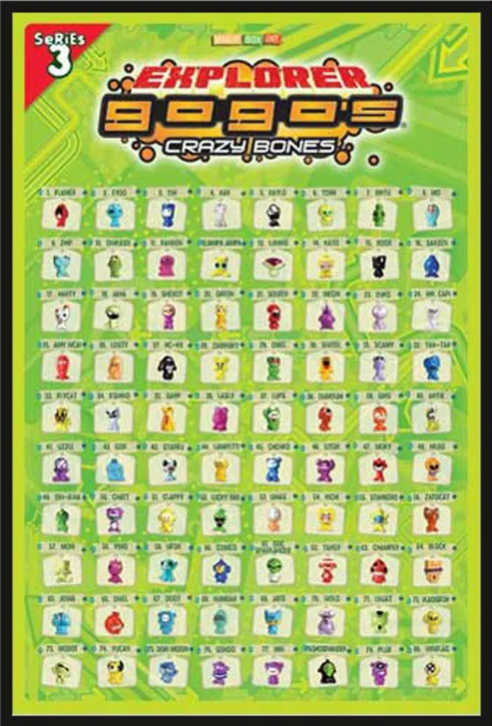 Affiche Crazy Bones avec Cadre Interchangeable Shinsuke® Vitre Acrylique