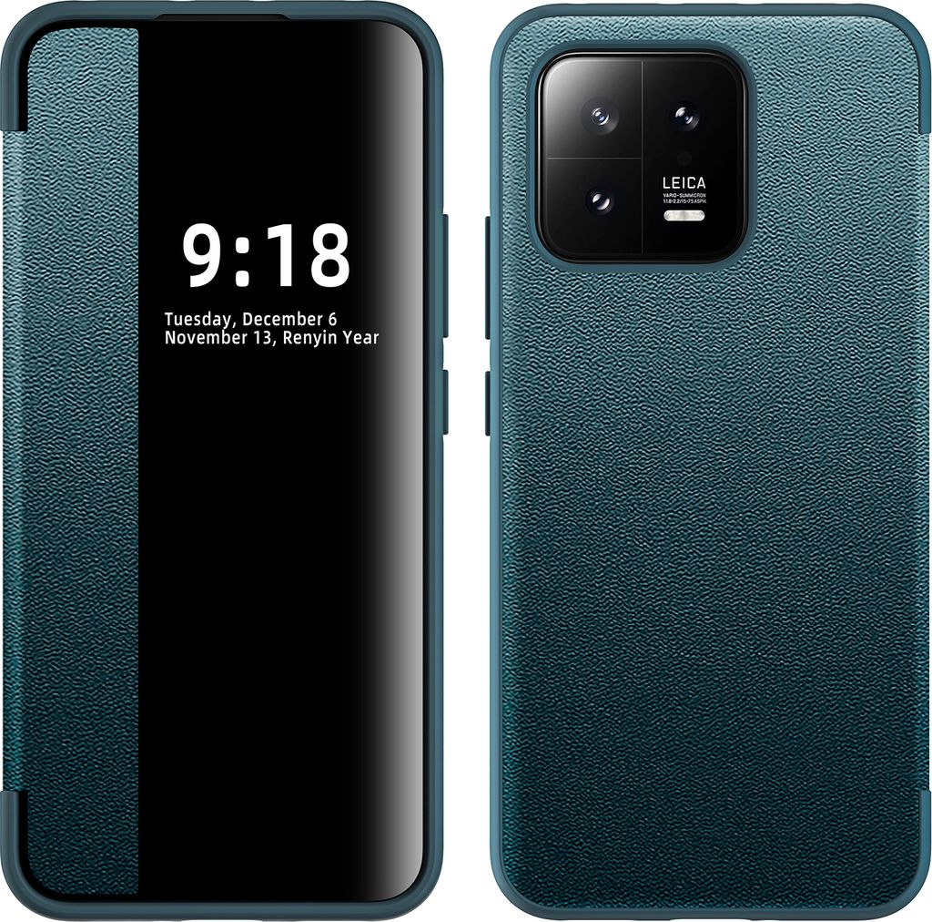 Etui pour Xiaomi 13 étui fin en cuirPolyuréthaneavec Image du produit 