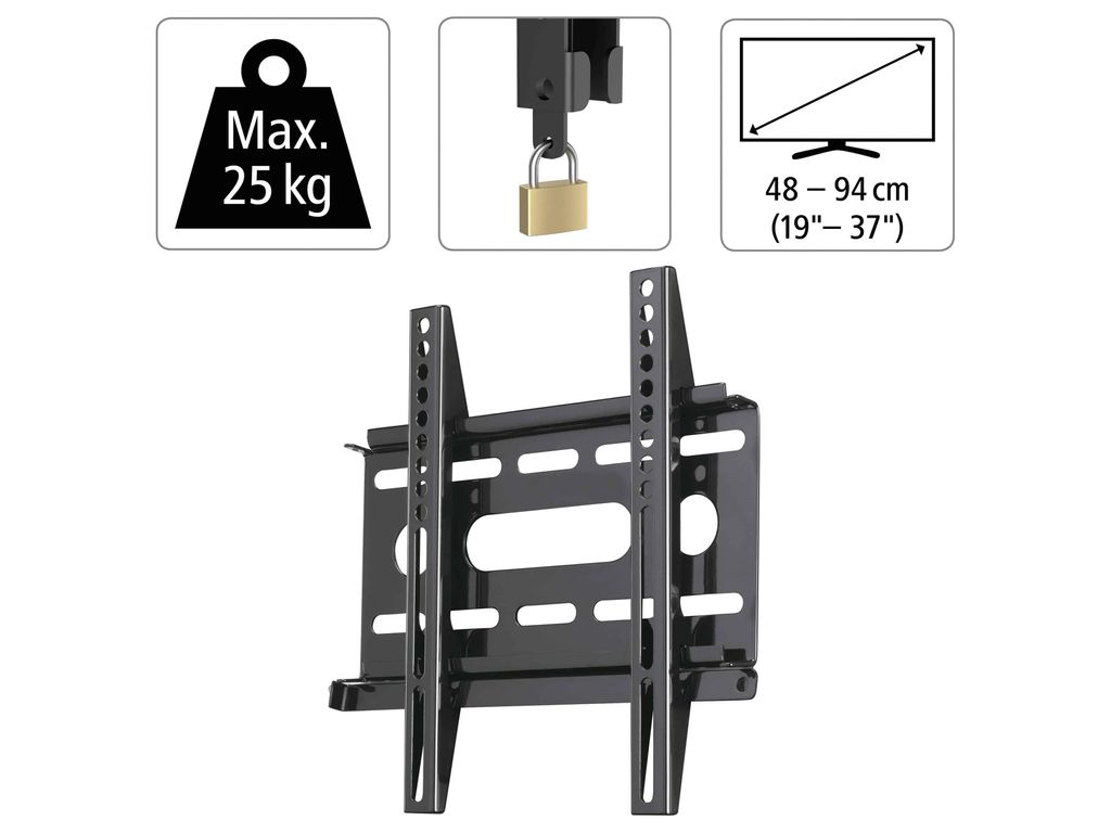 Hama "Next Light" LCD/PL/LED Wall Bracket, VESA 200x200, Produktbild 