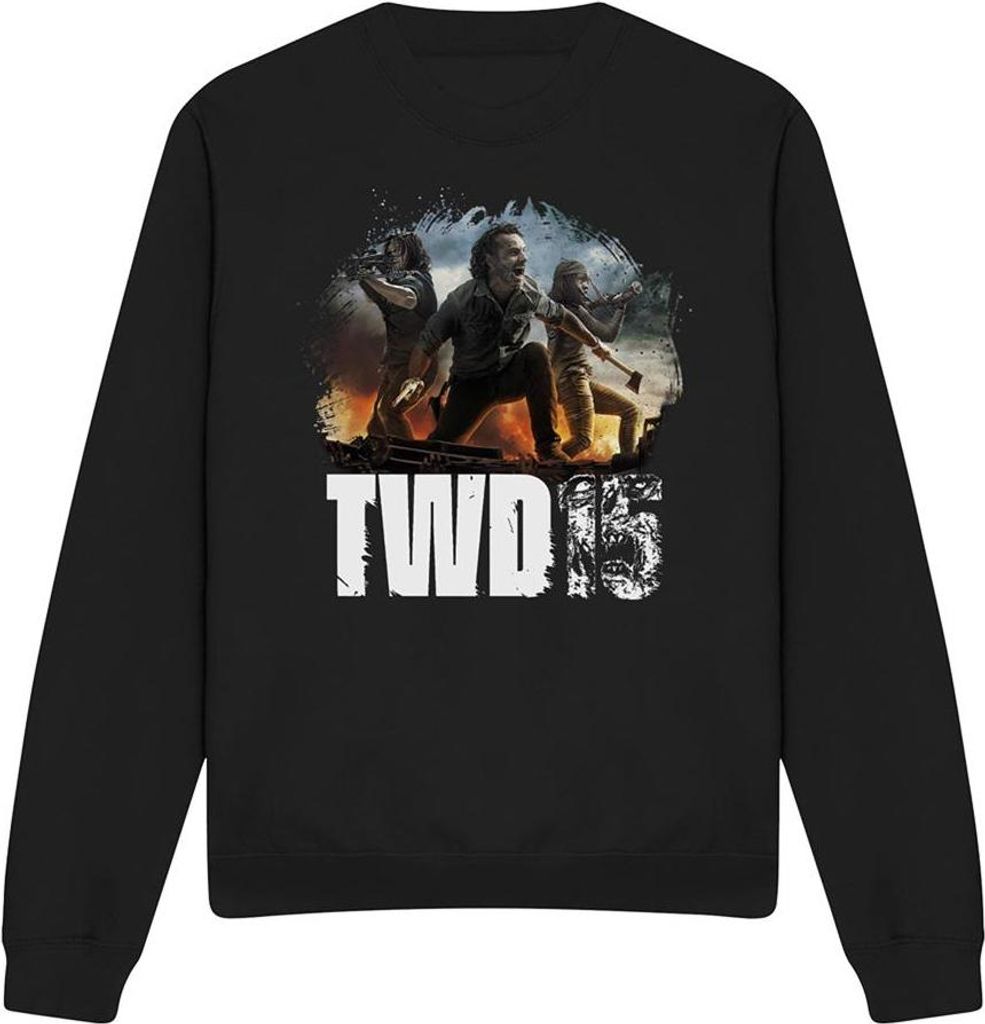 The Walking Dead - Sweatshirt für Herren/Damen Uni TV31769 (L) (Schwarz)