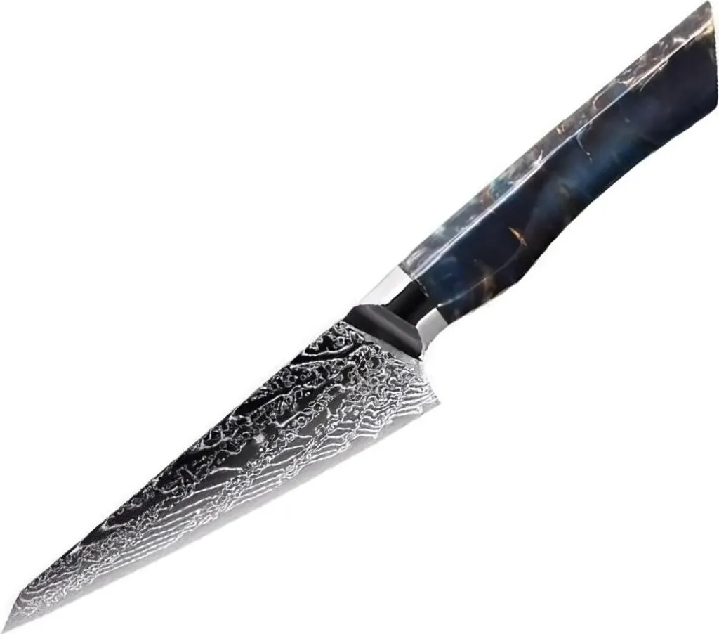 Coltello Seiryuu Utility Blu Damasco KP37601 - Precisione Professionale