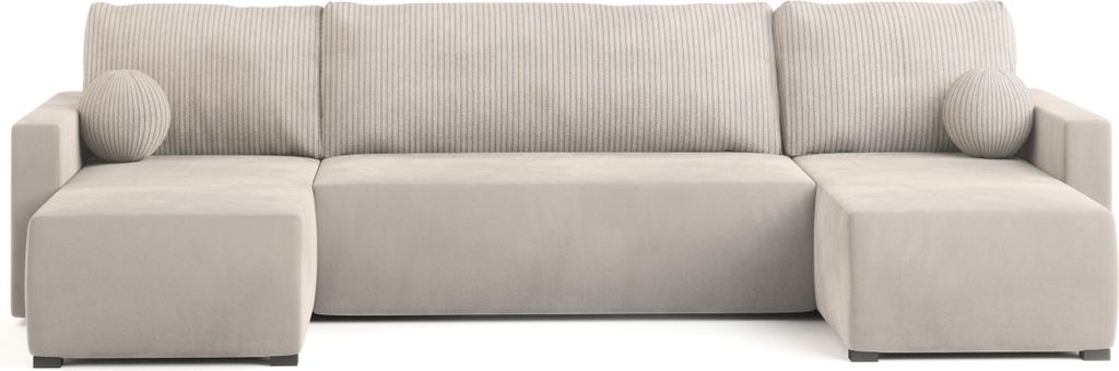 Masseno Ecksofa TESSUN mit Schlaffunktion U-Form, Sofa mit Produktbild 
