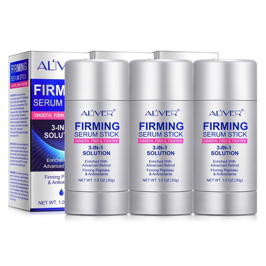 Anti-Aging Anti Falten Retinol Serum Hautpflege Straffung Feuchtigkeit Stick, 3x 30g