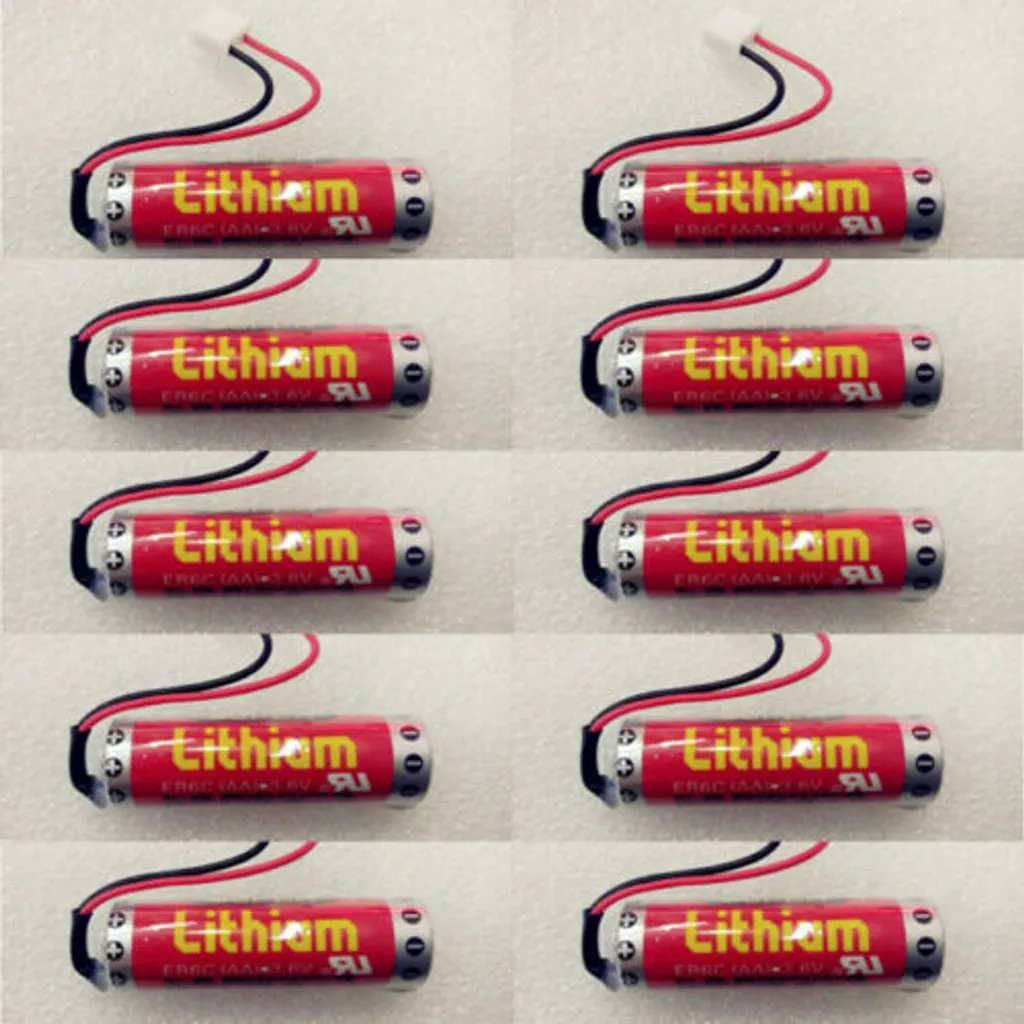 Lot de 10 Piles Maxell ER6C AA 3,6V 1800mAh pour Mitsubishi FX F2-40BL