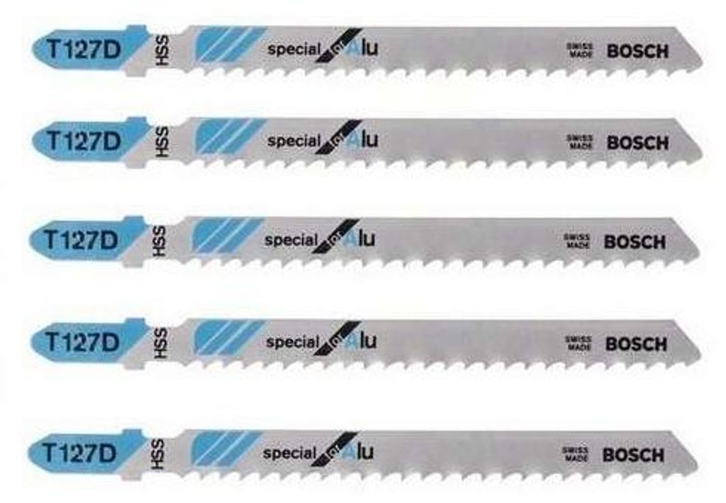 Lot de 5 lames de scie sauteuse T 127 D BOSCH 2608631017 Image du produit 