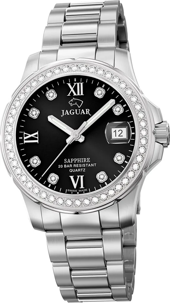 Montre Jaguar Cosmopolitan Argent J892/4 Antirayure en Acier Inox