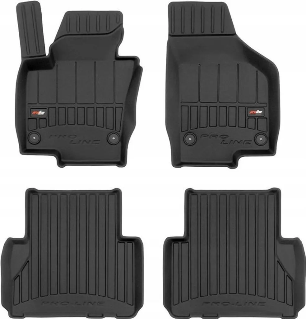 Tappetini Auto 3D VW Sharan 2010-2022 | Gomma Lavabile Anti-Fango - 1
