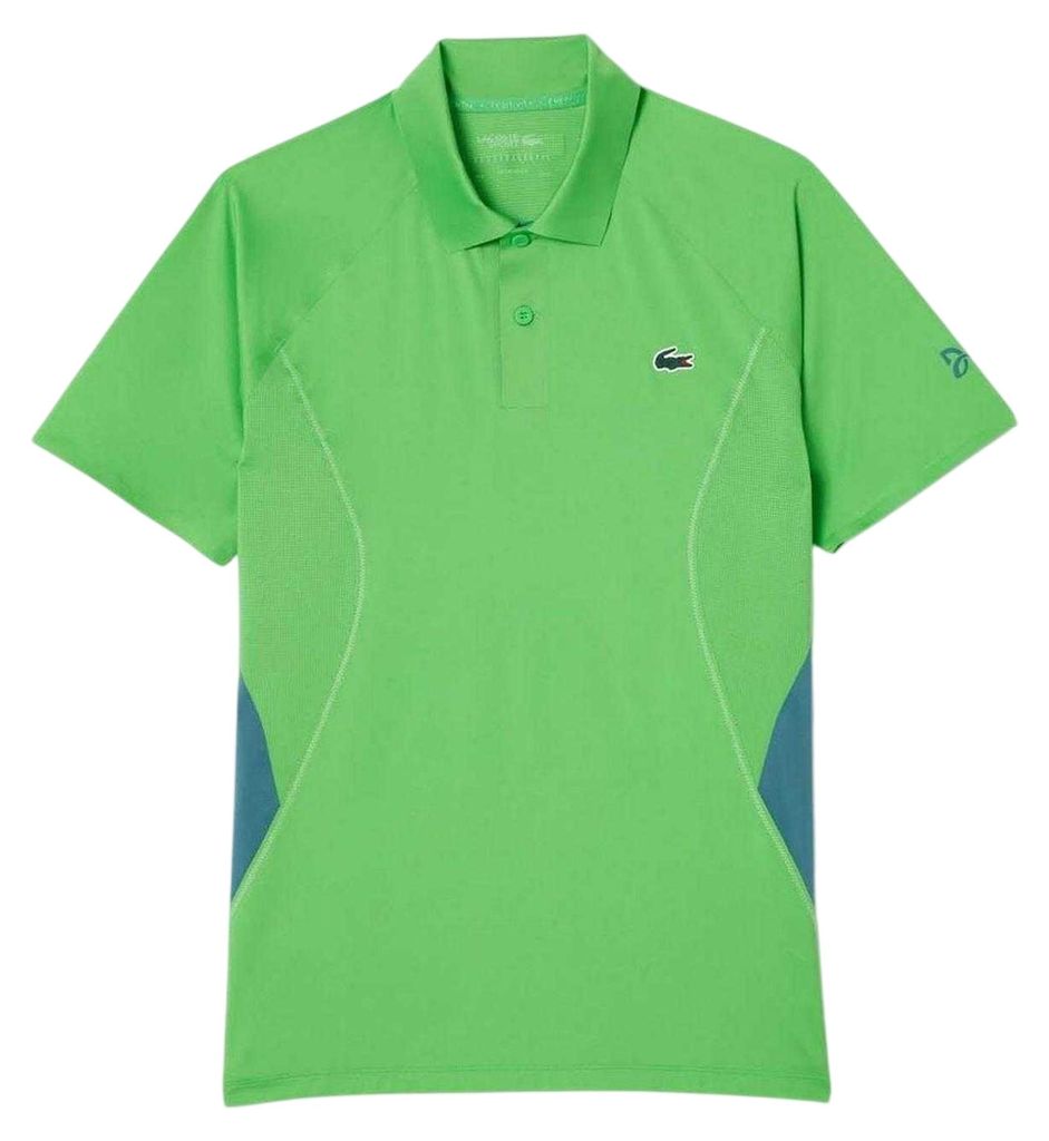 Lacoste - "Tennis x Novak Djokovic" Poloshirt für Herren, Regulär GT13020 (M) (Grün)