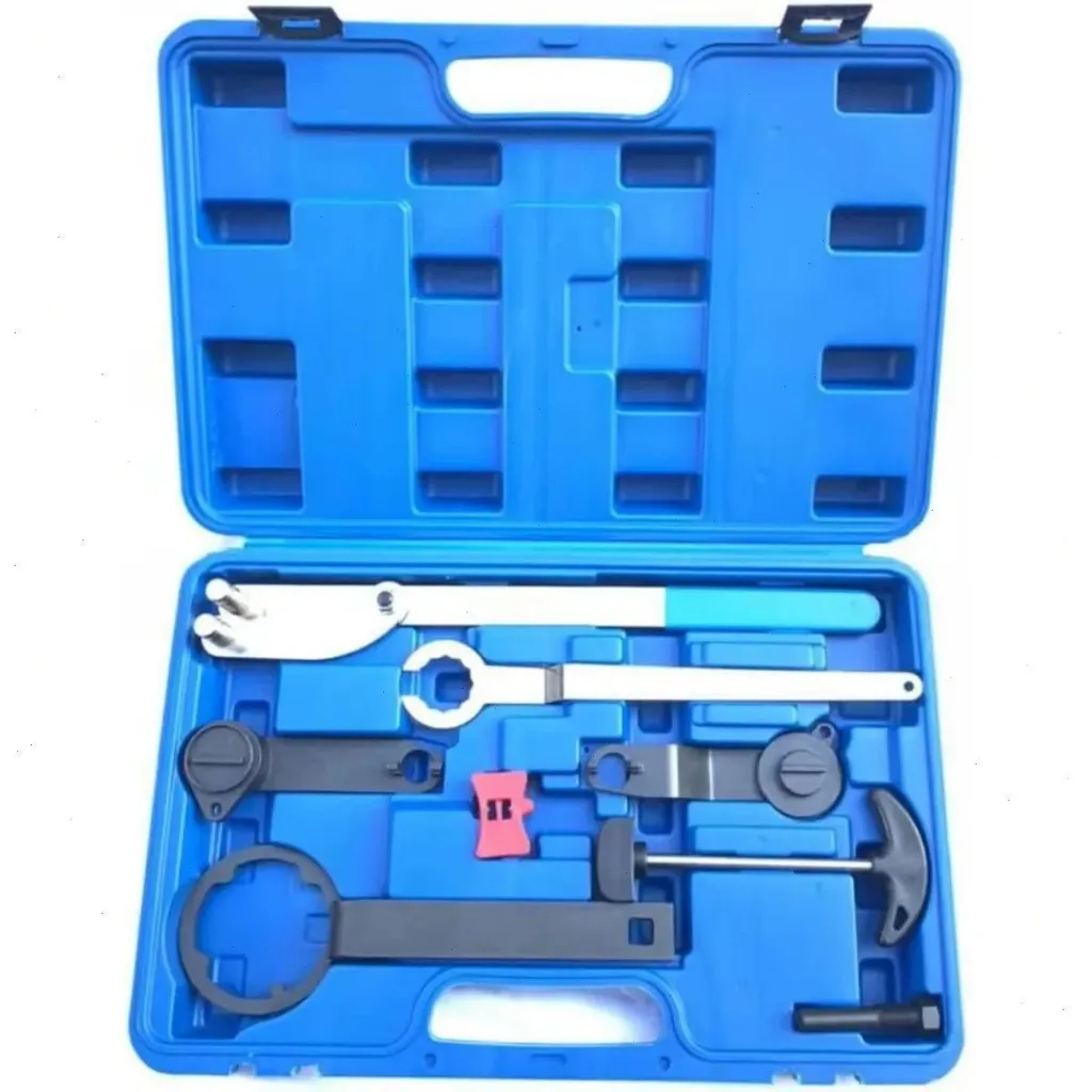 Kit Calage Distribution en Acier Carbone 45 pour EA211 1.0 à 1.4 Bleu