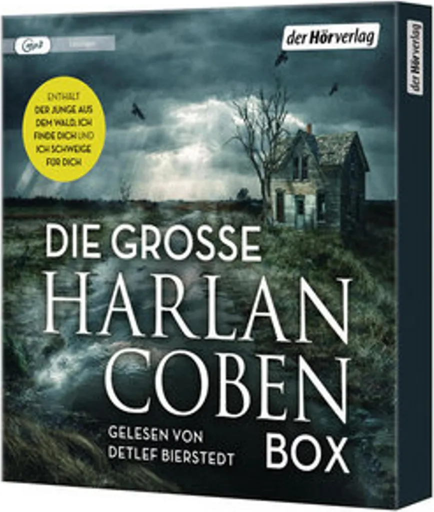 Grand coffret Harlan Coben édition collector avec étui rigide illustré