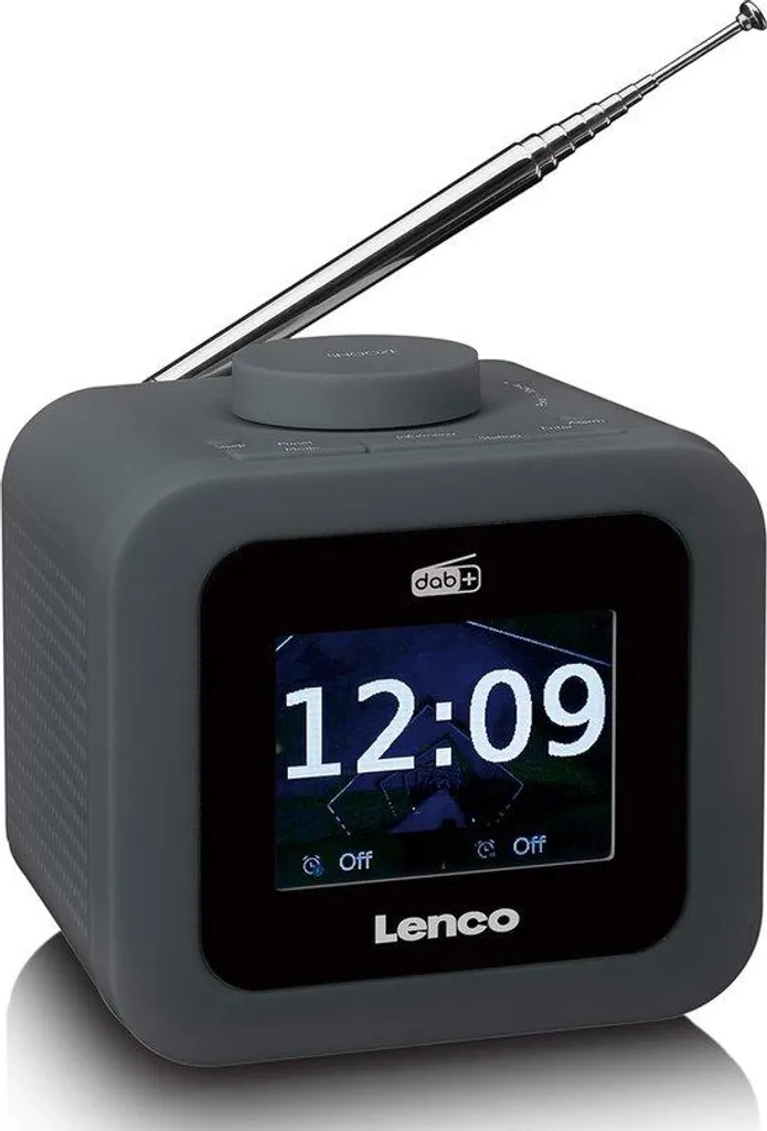 Radio-réveil avec écran TFT couleur, son 2W RMS et 40 stations mémorisées