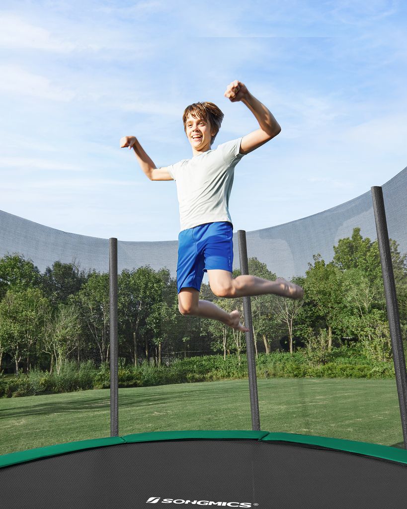 SONGMICS trampolínaØ366 cm, kulatá zahradní trampolína s Obrázek produktu 