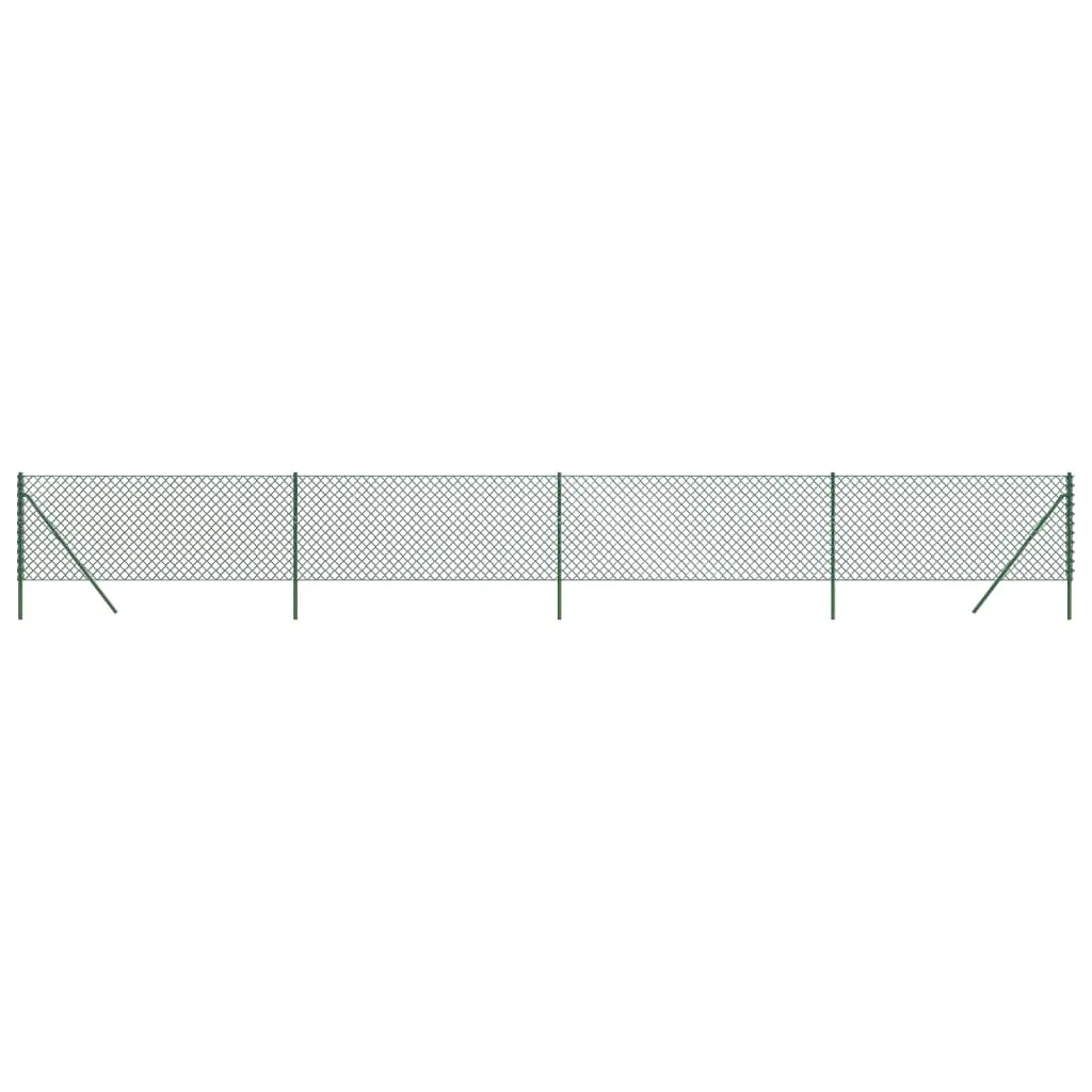 Recinzione a Maglie Verdi 1x10 m in Offerta | Prezzo Imbattibile Acciaio - 2