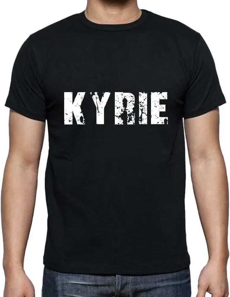 Herren Grafik T-Shirt Kyrie Öko-Verantwortlich Vintage Jahrgang Kurzarm Lustige Druck Geburtstag Geschenk Mann