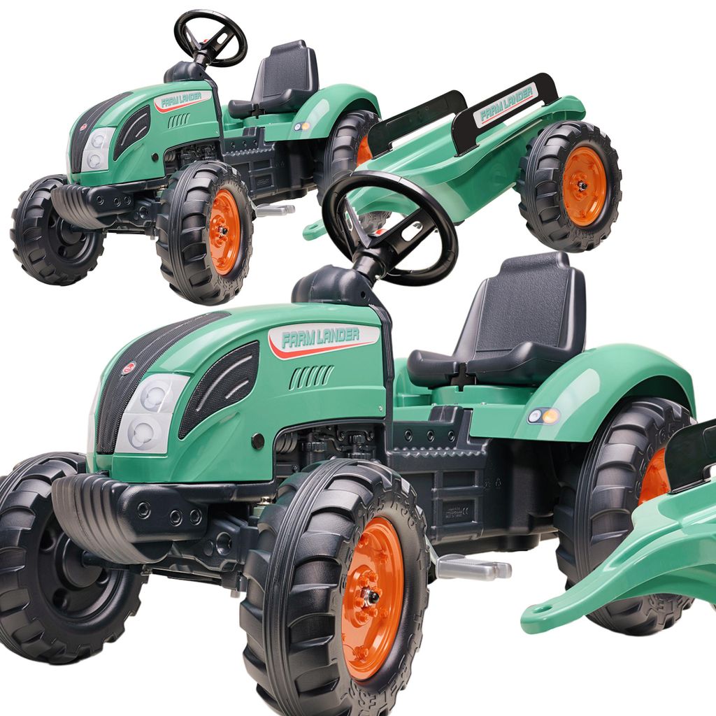 FALK - Farm Lander Trettraktor mit Anhänger Produktbild 