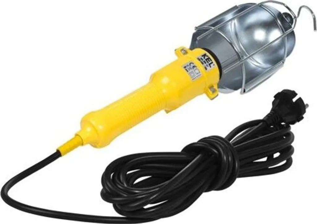Luce da Lavoro Plastrol LWP-1/5 60W IP20 | Ideale per Garage e Hobby