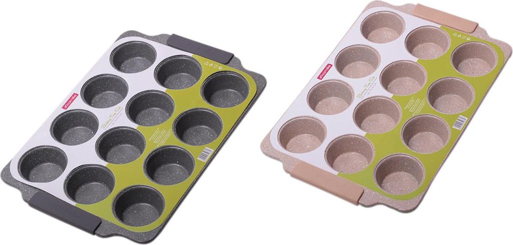 Backform für 12 Muffins aus Stahl