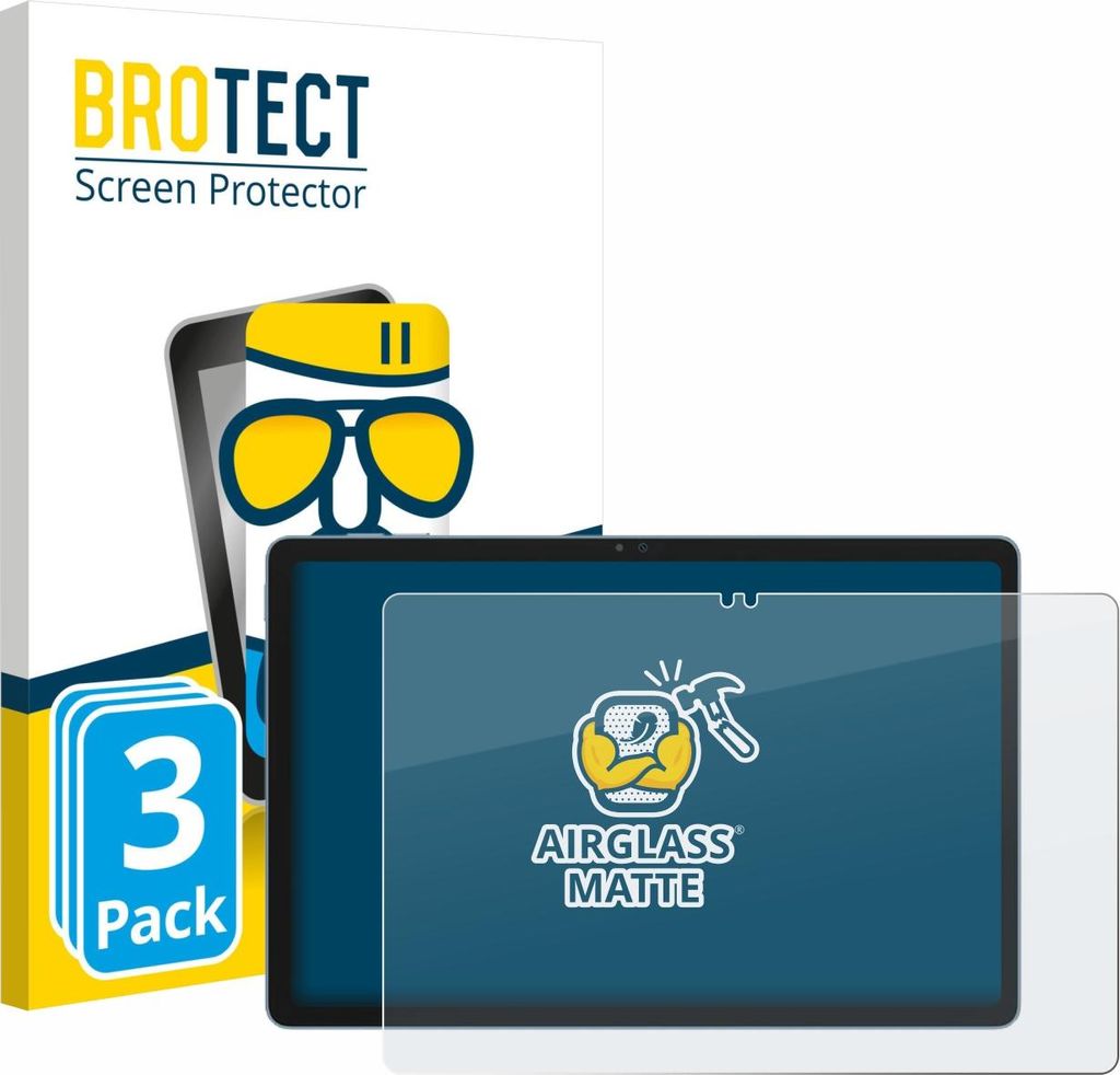 3x BROTECT Entspiegelungs Schutzglas für Blackview Zeno 10 Schutzfolie Panzer Folie Glas Display Schutz matt