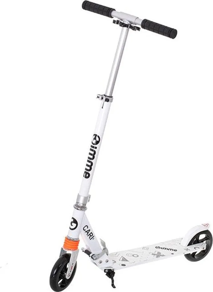 Trottinette GIMMIK CARI Blanche : Roues 145mm et Pliage Ultra-Rapide