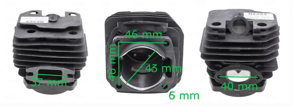 Kit Motore 43mm per Motosega 45cc Plantiflex PF-4500BBT e Silverline - 4