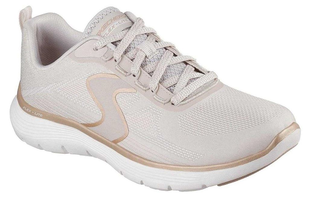 Skechers - "Flex Appeal 5.0" Sneaker für Damen, Flach GT16587 (34 EU) (Natürliches Gold)