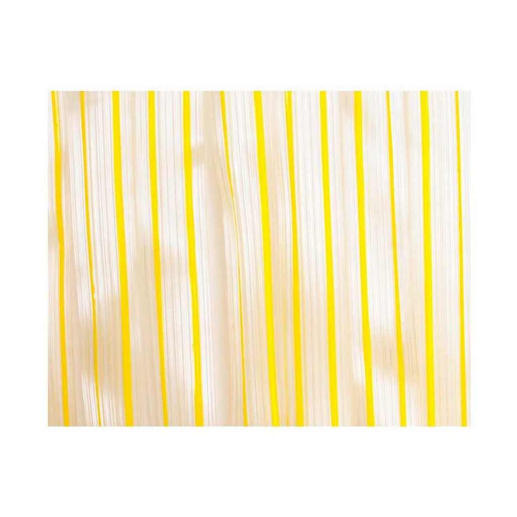 Rideau EDM 75954 Jaune 90x210 cm - Maillage serré et haute densité