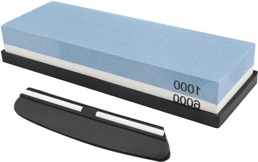 Réparer vos couteaux émoussés avec la pierre 1000/6000 et socle silicone