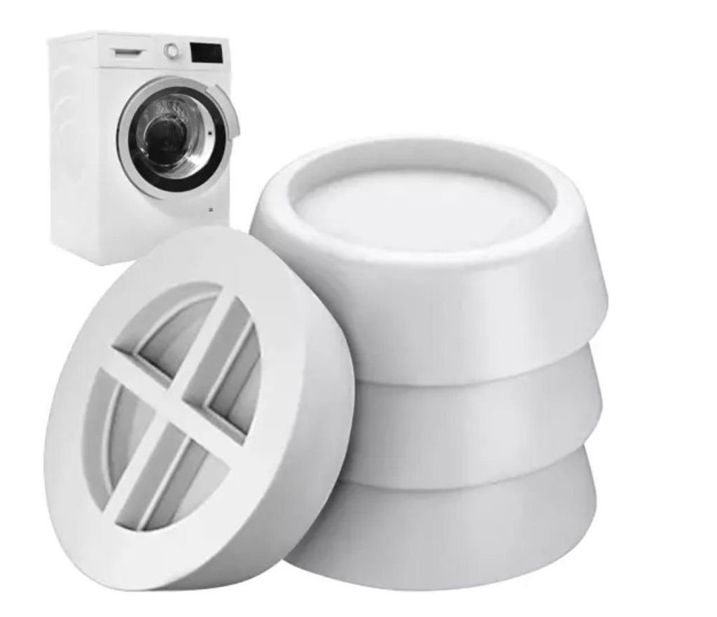 Waschmaschinenuntergestell VibraStop 4er-Set: Antivibrationspads für mehr Stabilität