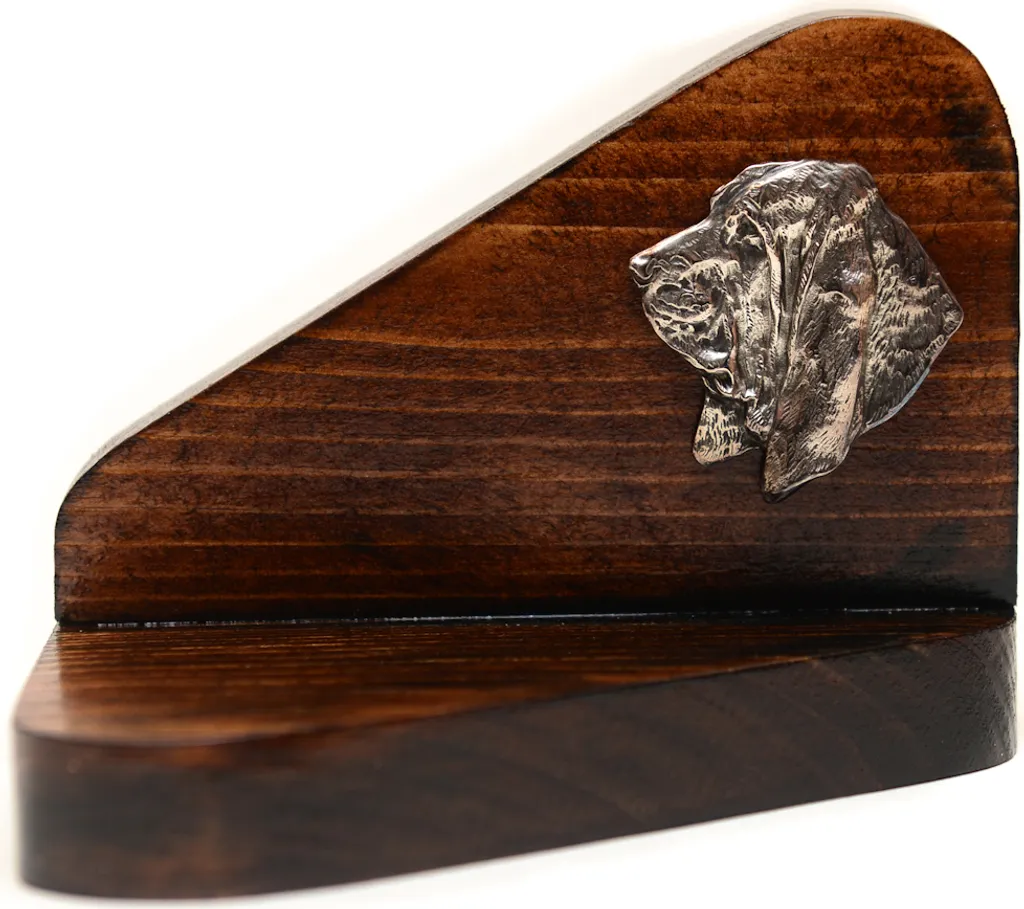 Art-Dog Basetský honič I Portacandele Legno Memoriale Cane Basset Hound