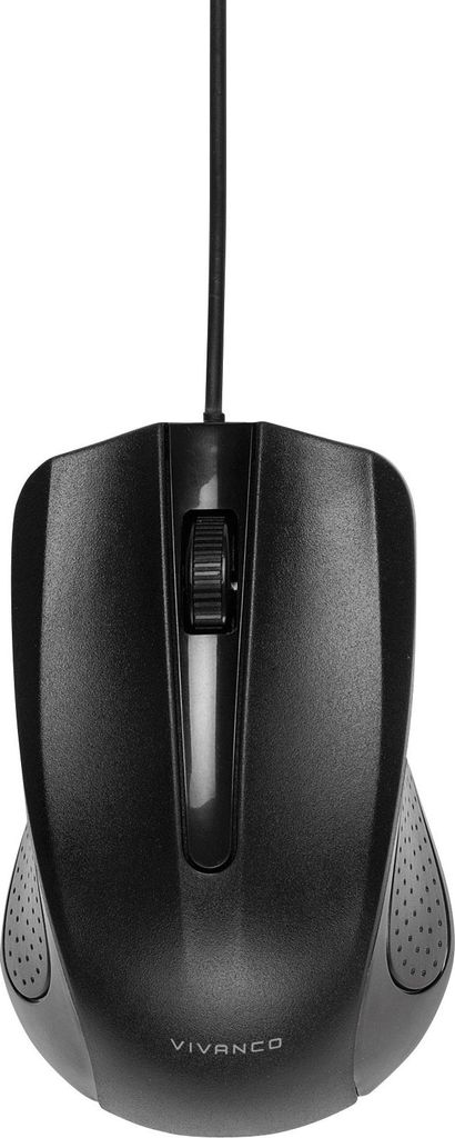 ViVanco™VVITMOUSECABK, Oburęczny, Optyczny, USB Typu-A, Zdjęcie produktu 