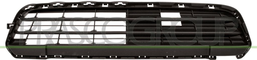 PRASCO Lüftungsgitter Grill Stoßfänger passend für PEUGEOT 108 Schwarz
