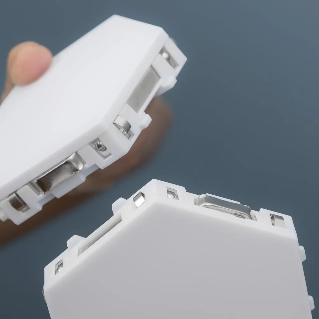 Panneau LED tactile à fixation magnétique facile pour meuble et mur - 7