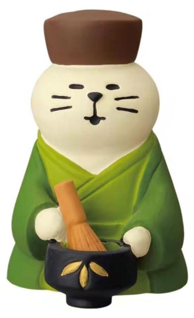 Harzfigur, bezauberndes Aussehen, DIY-Stil, japanische Mikrolandschaft, realistische Katzenstatue, Heimdekoration A