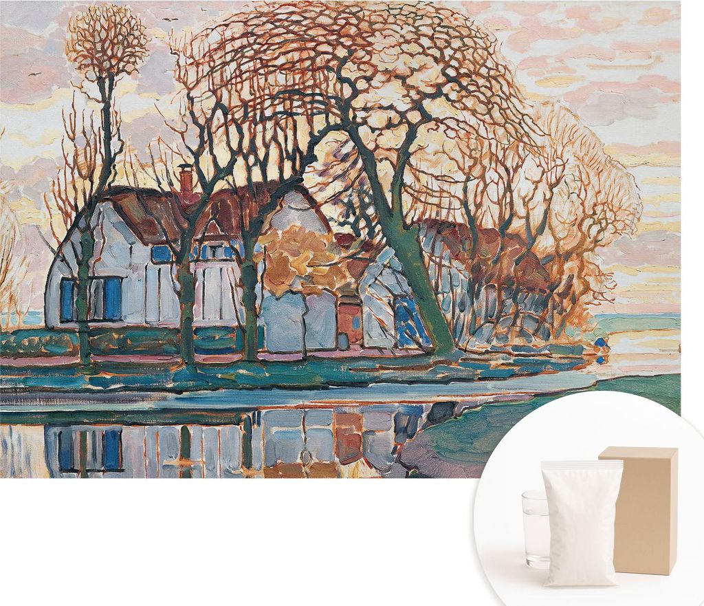 Fototapete - Wandbilder für Wohnzimmer - 312x219 cm - Dekorative Wandfolie - Modernes Design für Wanddekoration - Tapeten für Innenräume - Idyl...