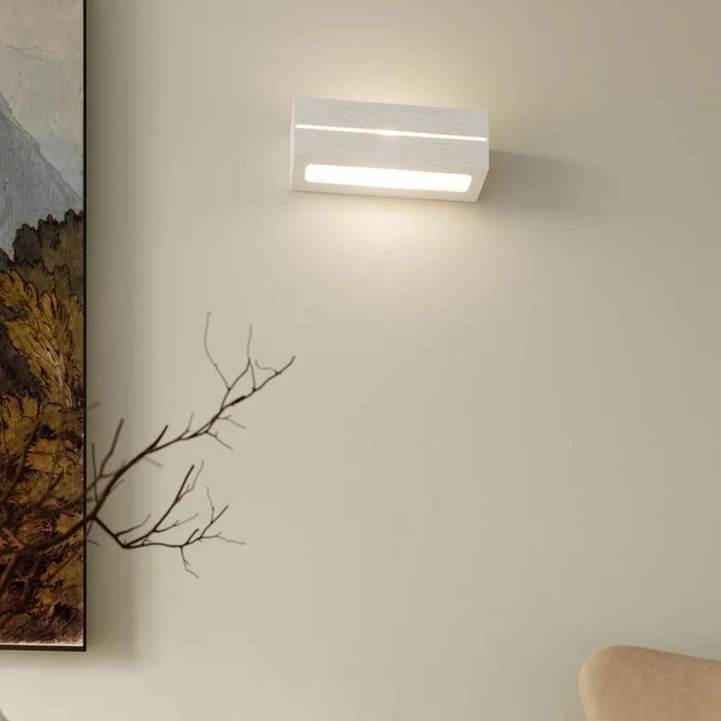 Applique murale blanche E27 dimmable - Lumilo Cordis IP20 intérieur - 7