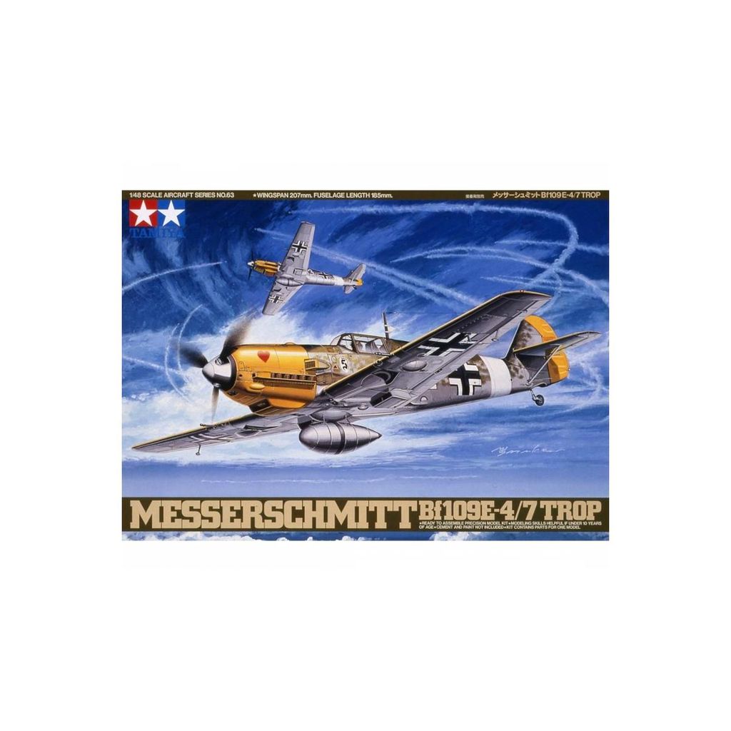 TAMIYA 61063 Messerschmitt Bf 109 E-4/7 Trop Produktbild 