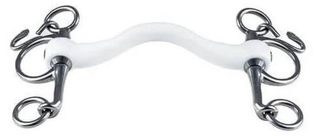 Trust Equestrian Pelham Kurz Inno Sense Stange Port Hard 20 mm Hohe Zungenfreiheit 11,5 cm
