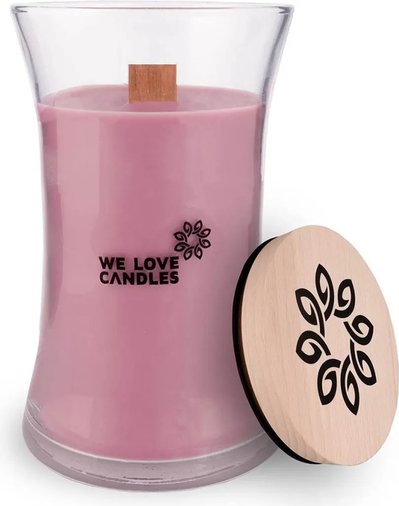 Bougie parfumée Basic Fresh Lilak L 700g - Grande Jarre Senteur Lilas