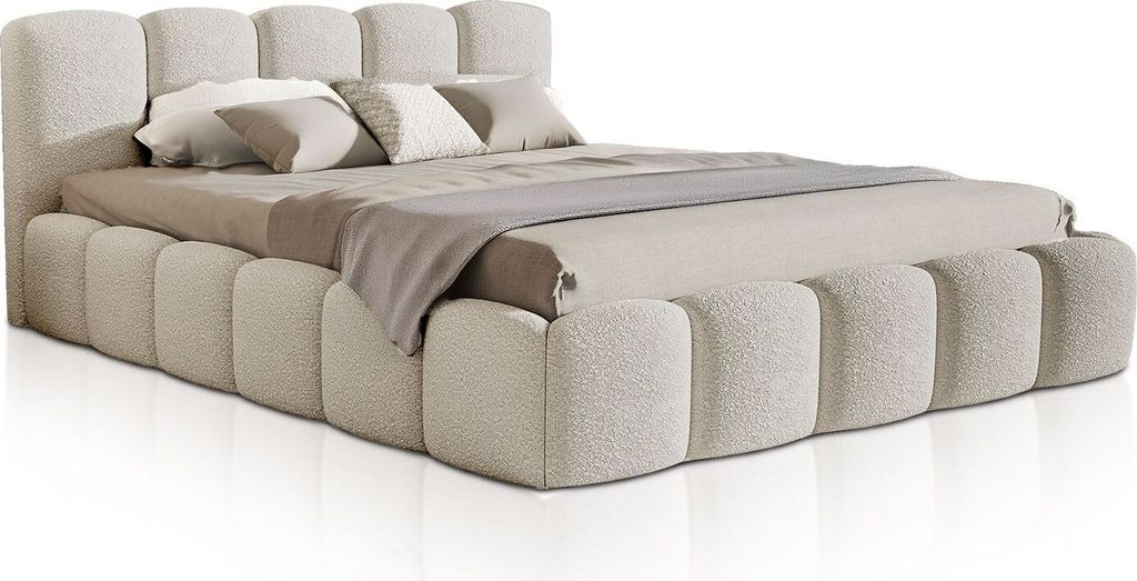 Juskys Polsterbett Catania - Inkl. Lattenrost - 180 x 200 Produktbild 