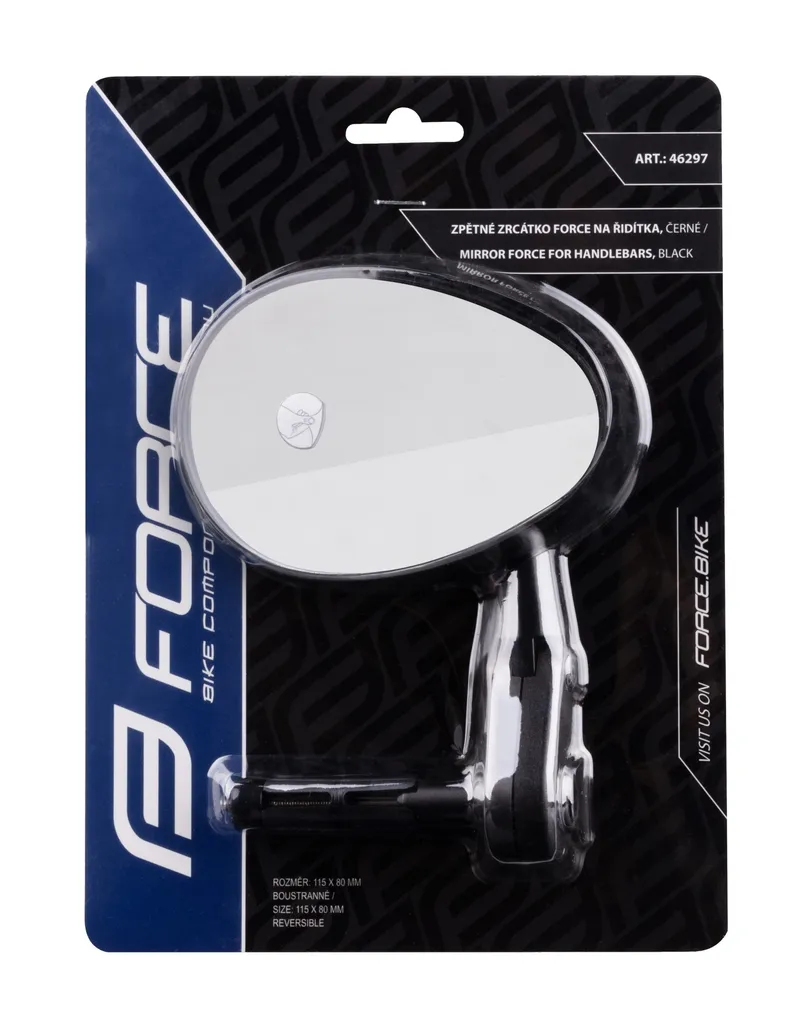 Éliminez les Angles Morts à Vélo - Rétroviseur Force Mirror Réversible - 4
