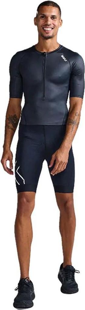 2xu Core Kurzarm-trisuit Schwarz L Herren Schwarz L
