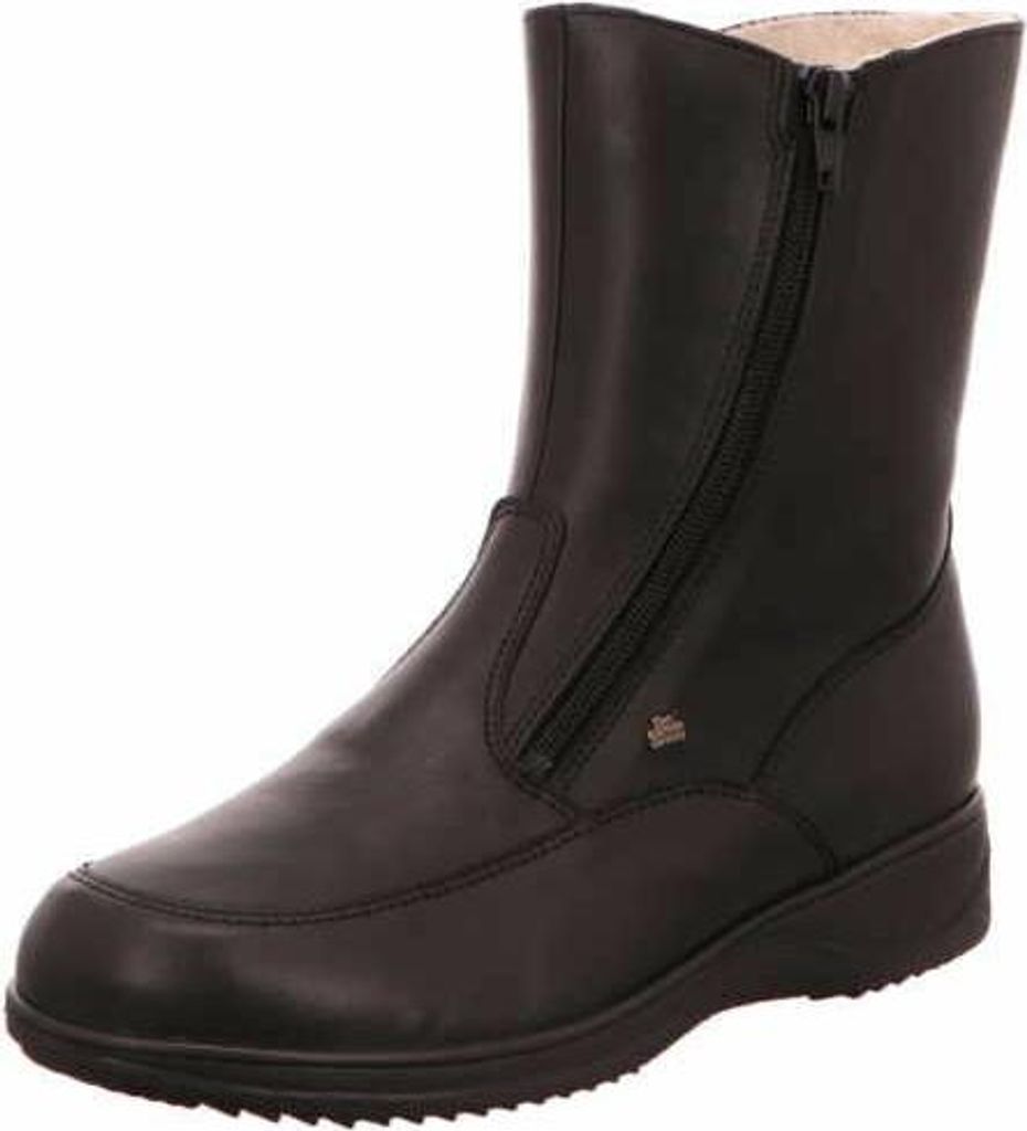 Finn Comfort Minsk Damenschuhe, Stiefelette, gefüttert, Leder, Schwarz - Marken Finn Comfort, Schwarz, leder (nappaseda)