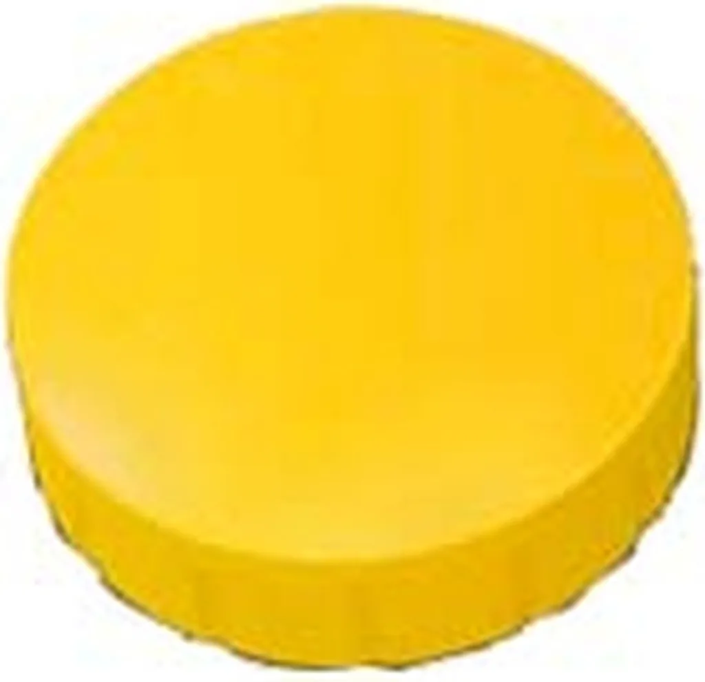 Set 24 Calamite Gialle 20 mm per Lavagna Magnetica - Forza 0,3 kg